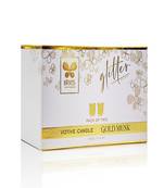 IRIS Gold Glass Votive Pack of 2