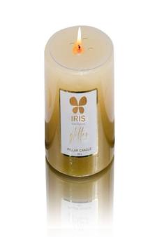 IRIS Gold Lacquered Glitter Candle