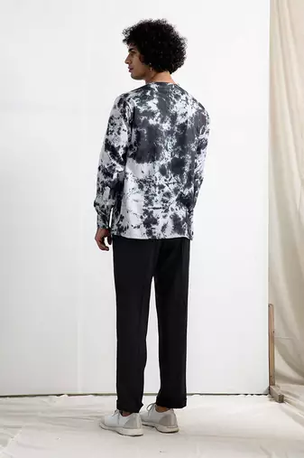 Black And Grey Eir Kurta Set 