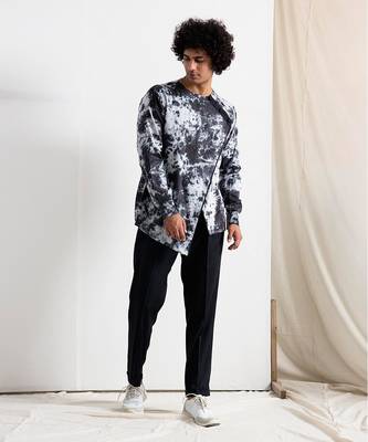 Black And Grey Eir Kurta Set  1