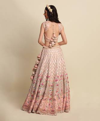 Pink Bridal Lehenga Set 4