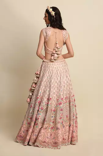Pink Bridal Lehenga Set