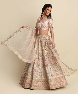 Pink Bridal Lehenga Set 2