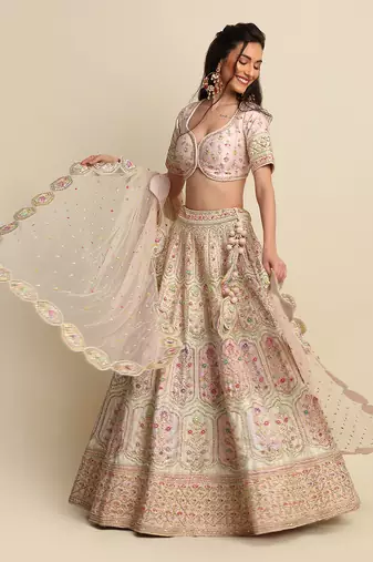 Pink Bridal Lehenga Set