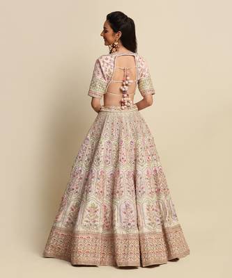 Pink Bridal Lehenga Set 3