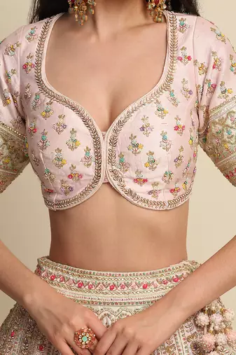 Pink Bridal Lehenga Set