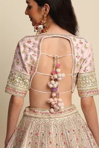 Pink Bridal Lehenga Set