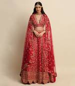 Maroon Bridal Lehenga Set
