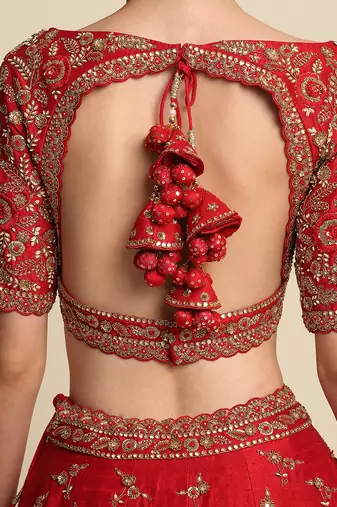 Red Bridal Lehenga Set