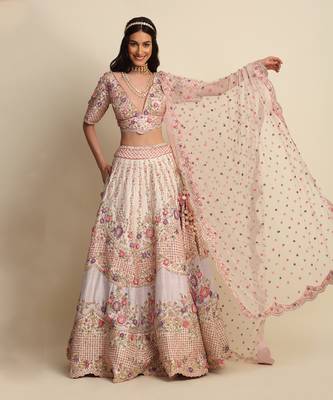 Pink Bridal Lehenga Set 2
