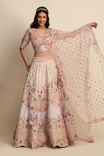 Pink Bridal Lehenga Set