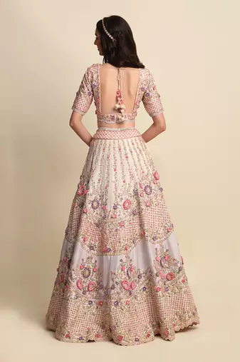 Pink Bridal Lehenga Set