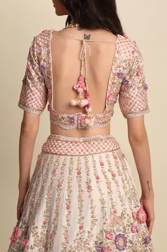 Pink Bridal Lehenga Set