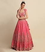 Pink Bridal Lehenga Set