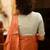 'Suta Women''S Turquise embroidered Artificial Silk Saree Blouse'