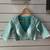 'Suta Women''S Turquise embroidered Artificial Silk Saree Blouse'