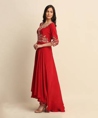 Red Sharara Set 2