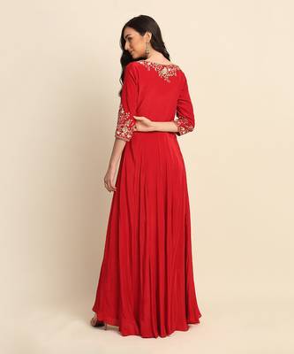 Red Sharara Set 3