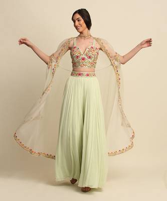 Mint Green Sharara Set 2