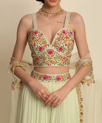 Mint Green Sharara Set 4