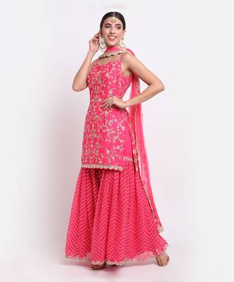 Fuchisa Sharara Set 2