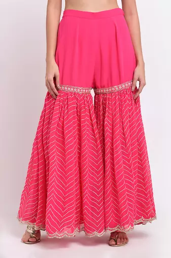 Fuchisa Sharara Set