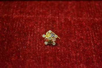 Multicolor diamond nosering or Nose pin 2