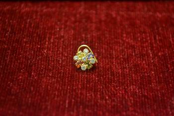 Multicolor diamond nosering or Nose pin 2
