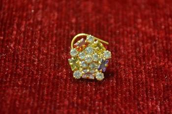 Multicolor diamond nosering or Nose pin 1