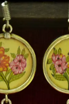 Silver jhumkas