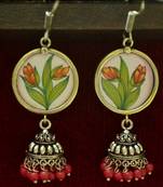 Silver jhumkas