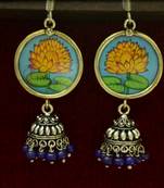 Silver jhumkas