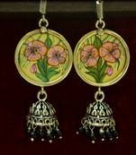 Silver jhumkas