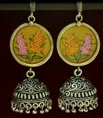 Silver jhumkas