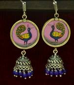 Silver jhumkas