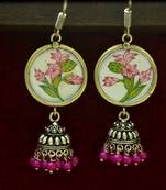 Silver jhumkas
