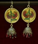 Silver jhumkas