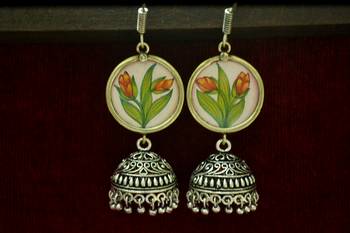 Silver jhumkas 1