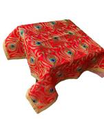 bajoth,puja  thali cover morpankh