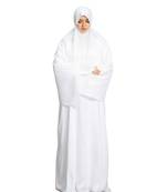 Women's Mehar Namazi The Premium Quality Prayer Dress with Hijab White