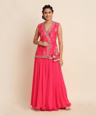 Fuchisa Kurta Lehenga Set 1