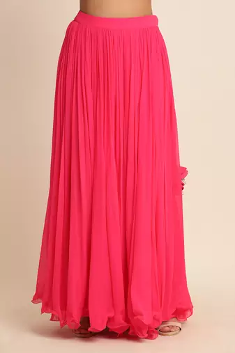 Fuchisa Kurta Lehenga Set