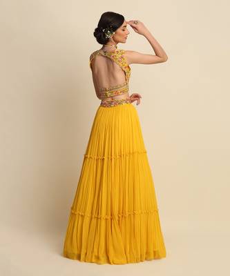 Yellow Lehenga Set 3