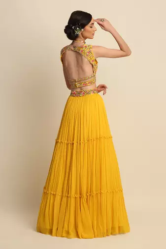 Yellow Lehenga Set