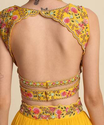 Yellow Lehenga Set 5