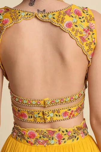 Yellow Lehenga Set
