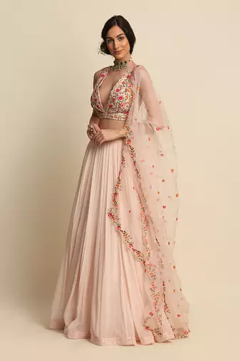 Blush Pink Lehenga Set