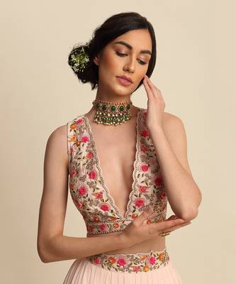 Blush Pink Lehenga Set 5