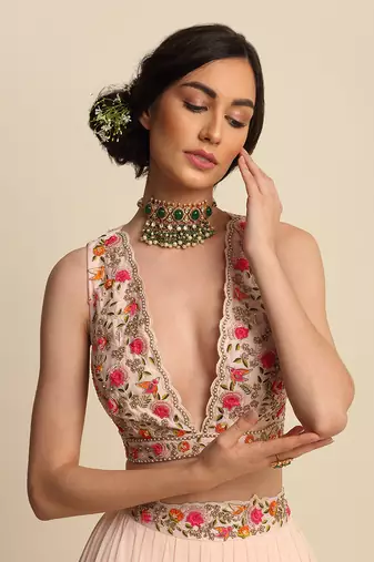 Blush Pink Lehenga Set