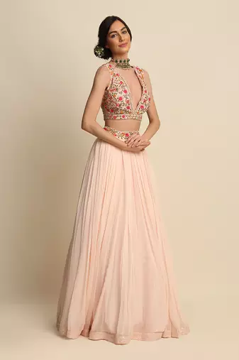 Blush Pink Lehenga Set